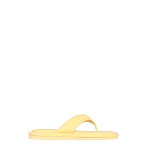 GIA BORGHINI Women's Padded Thong Sandals Women YELLOW